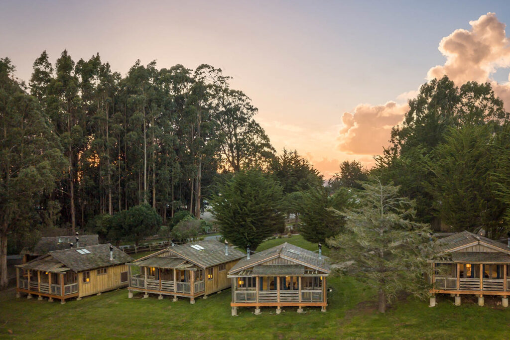 lodge for glamping in bay area