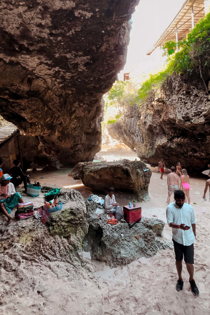 Suluban Beach cave