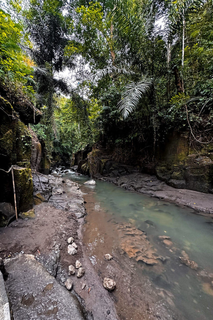 Tibumana Waterfall river