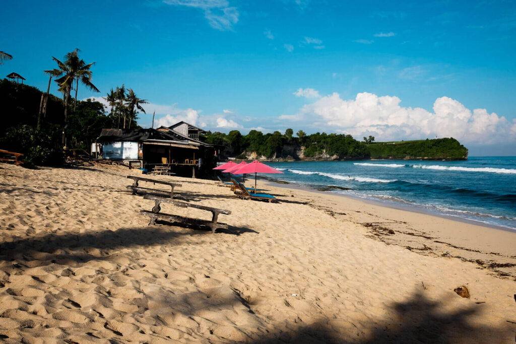 Relaxing on Balangan Beach