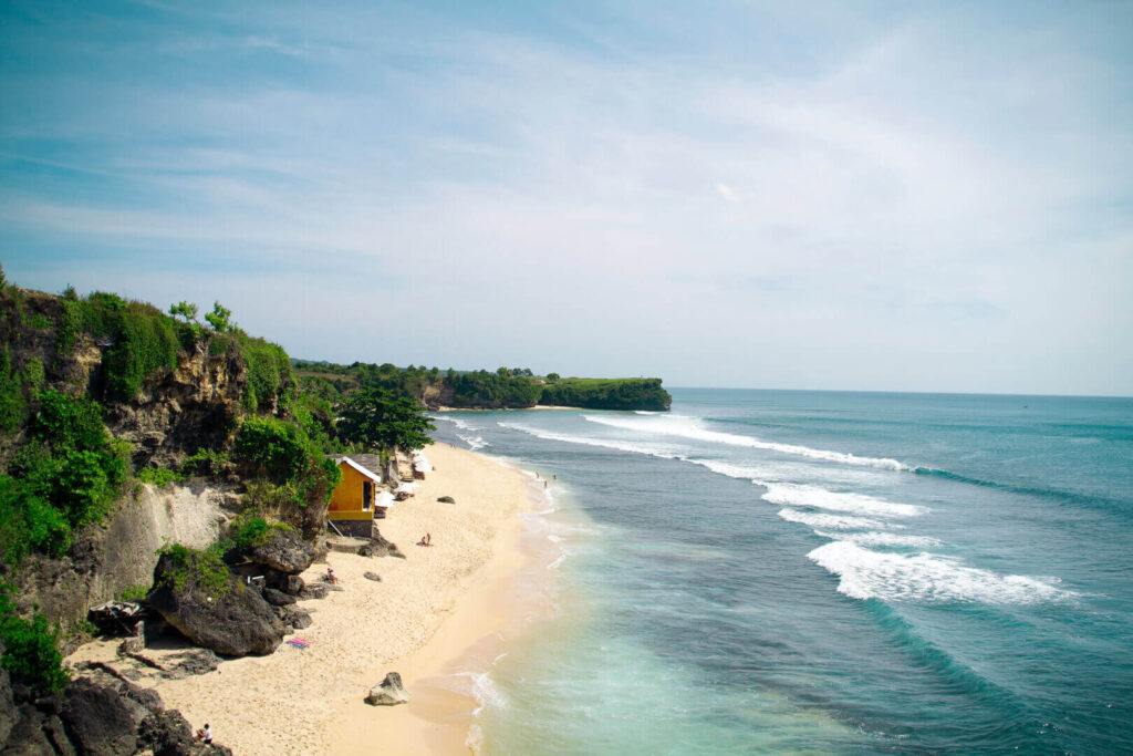 Balangan Beach from viewpoint