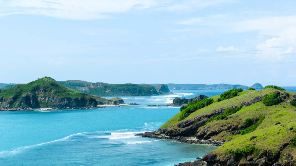 Butkit Merese near Tanjung Aan Beach in Lombok