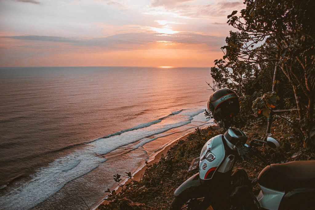 Sunset at Nyang Nyang beach