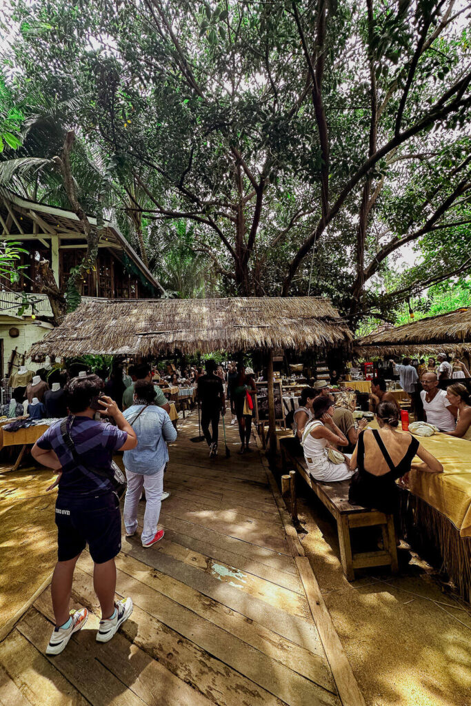 sunday morning farmers market in canggu la brisa beach club