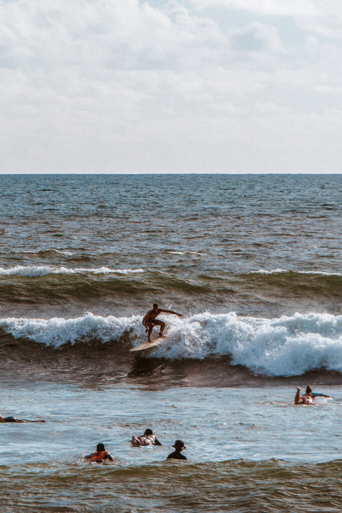 surfing batu bolong beach